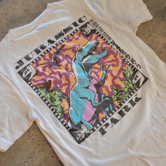 Jurassic Park Womens Pop Color T Shirt Excellent Condition Size XS - Picture 3 of 8